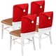 thumbnail image 1 of Cubiertas de la silla de Navidad Cubiertas de la silla de sombrero para Navidad Cubiertas de la silla de vacaciones Conjunto de 4, silla estirable Slipcovers extraíble lavable cocina Decorac, 1 of 3