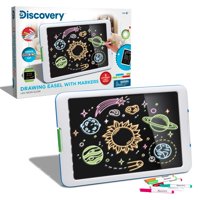 Caballete De Dibujo Discovery Kids Neon Glow Con 6 Rotuladores De Colores