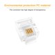 thumbnail image 3 of Cable plano para auriculares de teléfono, conector RJ11 6P4C x100 Uvital, 3 of 7