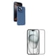 thumbnail image 1 of Carcasa Lamina Vidrio Compatible Con iPhone 16 Pro Max Azul Oscuro, 1 of 5