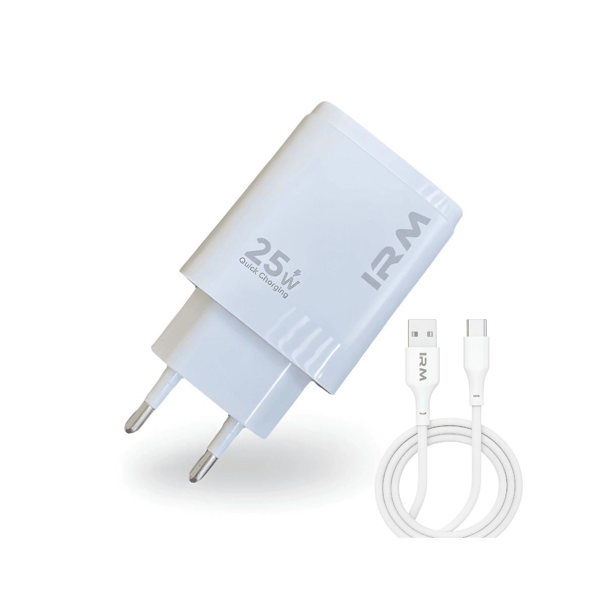 Genérico - Cargador Carga Rápida 25w Doble Usb Usb-c + Cable Usb-c