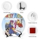 thumbnail image 3 of Plato Decorativo de Porcelana Fina Desmarcar Carreras Locas 15 cm (6"), 3 of 6