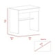 thumbnail image 5 of Escritorio Con 1 Cajon 73x80x49,8 Cm Blanco Y Salmon, 5 of 11