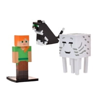 Set 3 Figuras 6 Cms Toppeez Minecraft - Alex