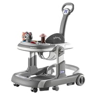 Mundo Online - Andador Caminadora Altura Regulable Bebe Anticaida Musical Gris