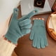 thumbnail image 5 of Guantes de invierno para mujer, 1 par, color elástico, grueso, suave, de felpa, cálidos, resistentes al viento., 5 of 5