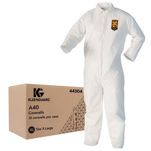 Overoles KLEENGUARD A40 con protección contra líquidos y partículas XL