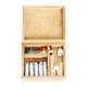 thumbnail image 3 of 1: 12 Escala Dollhouse Mini Caja De Pintura Cepillos Conjunto De Herramientas De Pintura Para La Decoración, 3 of 5
