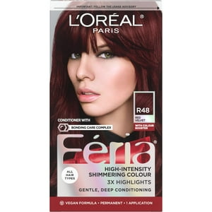 L’Oréal Paris - Tinte Para El Cabello L'Oréal Paris Feria R48 Red Velvet Pack De 1