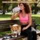 thumbnail image 5 of Botella de Agua para Perro Cibaabo 950 ml con 2 Tazones Aislada, 5 of 6