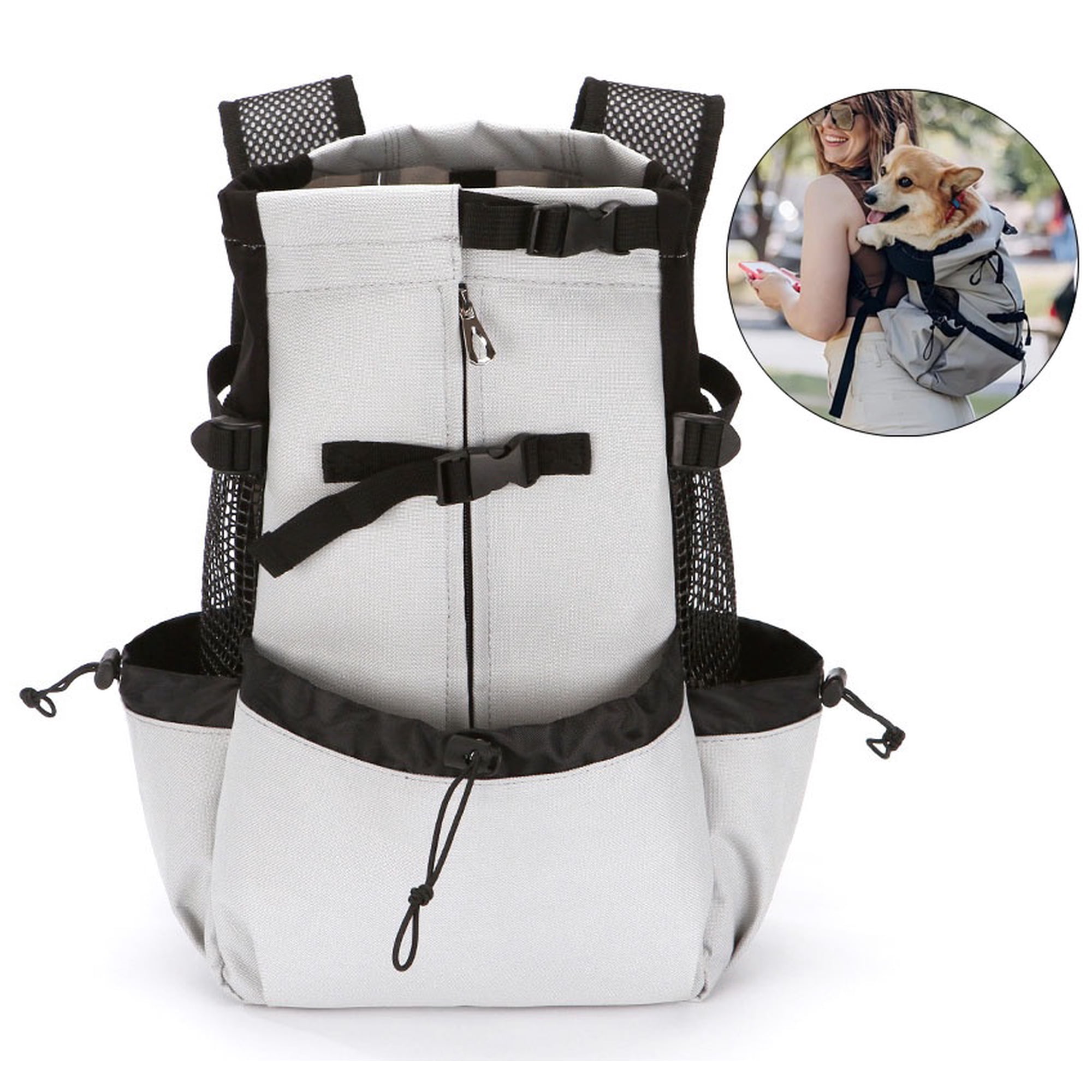 Genérica - Mochila Porta Perros Paseo Caminar Bicicleta Moto Grande ( Xl )