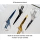 thumbnail image 2 of Tijeras OfficeGoods 23 cm Transparentes con Acabado de Metal Dorado, 2 of 7