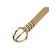 thumbnail image 2 of Cinturones de moda para mujer de cuero PU delgado con hebilla dorada para jeans, pantalones, camisas, color tostado, talla única, 2 of 6