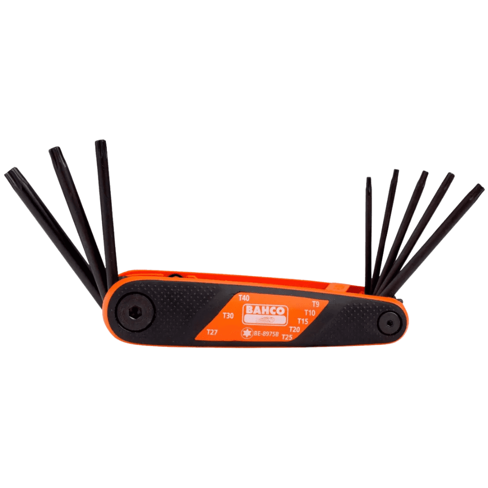 Juego De Llaves Torx En Navaja Mango Suave Bahco Be-8975