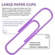 thumbnail image 5 of Clips FUDAO FAMILY Jumbo de 5 cm, color morado, 100 unidades con contenedor, 5 of 6