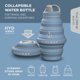 thumbnail image 2 of Botella de Agua HYDAWAY Plegable de 500 ml, a Prueba de Fugas y Libre de BPA, 2 of 7