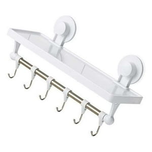 Oem - Repisa De Pared Organizador De Baño Colgante Con Colgadores 1