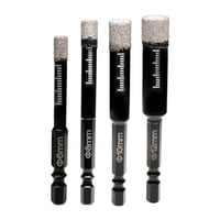 Magideal - De Brocas De Diamante Profesion, Herramienta Eléctrica De Vástago De 1/4 Pulgadas Accs Kit De Sierras De Agujero De Diamante De Vástago , 6 12 Mm 6 8 10 12 Mm