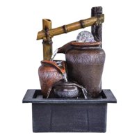 Genérico - Fuente Agua Decorativa Jardín Luz Hogar Oficina Jardín Jhn