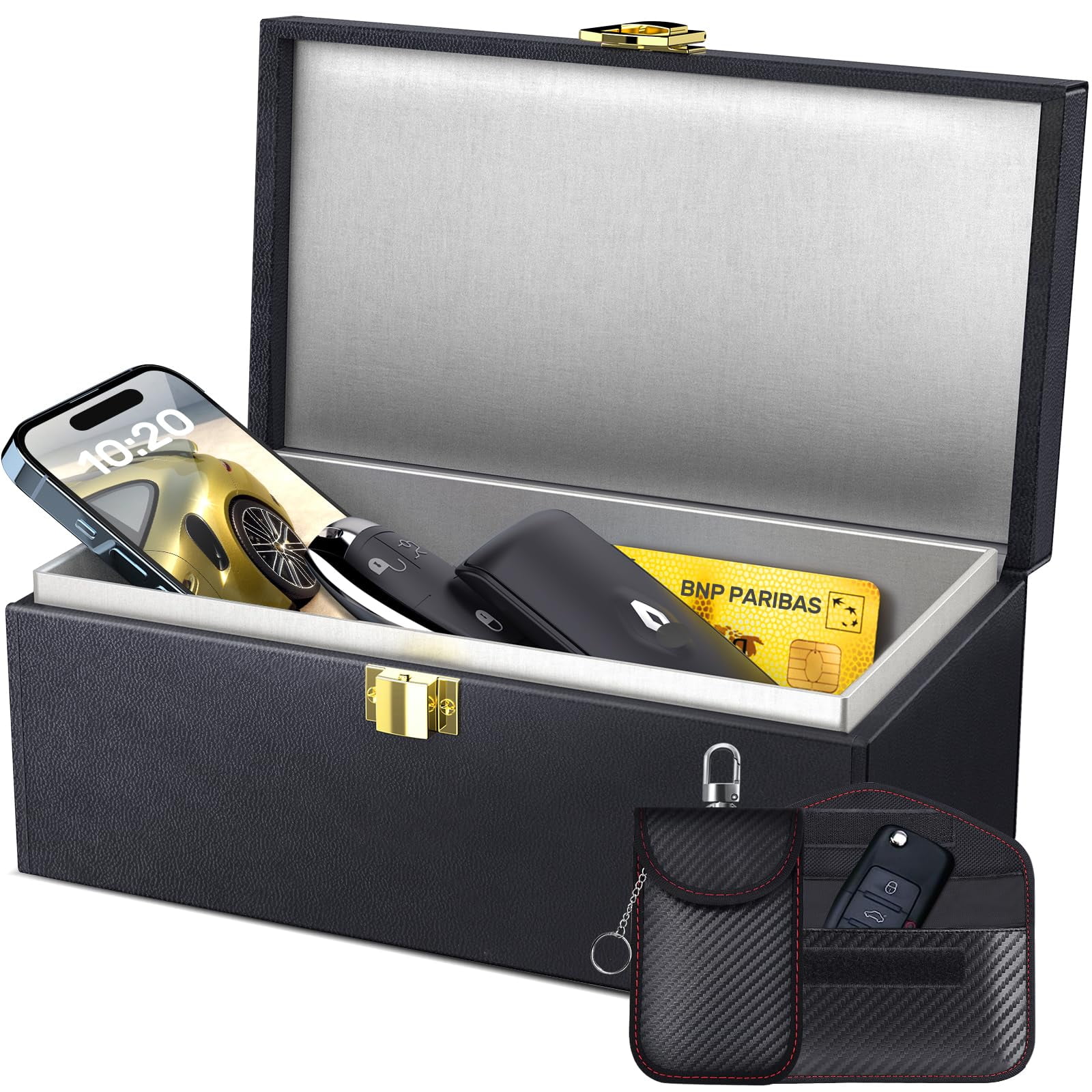 Bolsas Faraday Box Samfolk Faraday Para Bloquear Las Señales De Las Llaves Del Coche