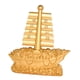 thumbnail image 4 of Escultura Presente Del Ornamento Del Velero De Oro Para La Mesa Decorativa Del Restaurante, 4 of 5