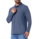 thumbnail image 4 of INSPIRE CHIC Camisetas de Polo de Golf de Manga Larga con Bolsillo y Botones en Contraste para Hombre S Azul Oscuro, 4 of 6