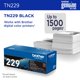 thumbnail image 2 of Cartucho de tóner para impresora Brother Genuine TN229BK negro, 2 of 7