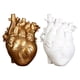 thumbnail image 2 of 2 Piezas De Florero De Corazón Anatómico Estatua De Resina Adorno De Maceta Decoración Del Hogar, 2 of 5