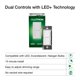 thumbnail image 5 of Lutron Maestro LED+ Interruptor Dimmer y Temporizador Dual | Bombillas LED de 75 W / Ventiladores de 2,5 A, Unipolar, MACL-L3T51-WH-2, Blanco, Pack de 2, 5 of 7