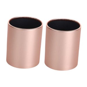 Magideal - Mini Cajas De Papel Redondas De Ramo De Ramo Pequeños Cubos De Flores De Papel Para Exhibición Floral Jarrones De Cilindros Simples Para Vacaciones En Oro