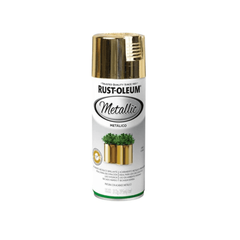 Rust Oleum - Pintura Metálica Rust-Oleum Color Oro Brillante 312G