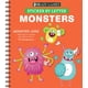 thumbnail image 1 of Rompecabezas con pegatinas, libro de actividades para niños, juegos mentales, monstruos, 1 of 1