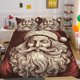thumbnail image 1 of Christmas Gifts Santa Claus3 Quilt Duvet Cover Set Bedspread Pillowcase3-Piece Bedding Set, 1 of 5
