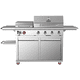 thumbnail image 1 of Parrilla a Gas Premier acero inoxidable 4Q + plancha lateral, 1 of 3