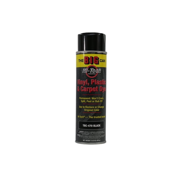 Tinte en aerosol HI-TECH Big Can de vinilo, plástico, tela, negro, 450 ml