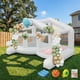 thumbnail image 1 of Castillo Inflable 400x300x240 Cm Blanco Con Piscina De Pelotas, 1 of 7