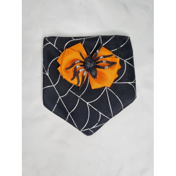 Bandana mascota halloween araña talla XXS