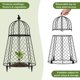 thumbnail image 4 of Campanas de Alambre para Jardín TAOMENNI para Plantas, Campana de Alambre Galvanizado 13x20 cm, 4 of 8