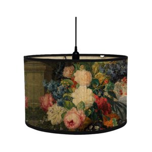 Ioensy - Pantalla De Tambor Mediano Pantalla De Lámpara De Tambor De Estilo Japonés Retro Para Lámpara De Noche Estilo A