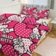 thumbnail image 1 of Cartoon Hello Kitty Friend Gir Bedding Set for Kids 3 Piece Bedding with 1 Flat Sheet And 2 Pillowcases King Bed Sheets, 1 of 5