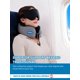 thumbnail image 3 of Almohada de viaje SARISUN para el cuello en forma de avión con máscara de ojos 3D, 3 of 8