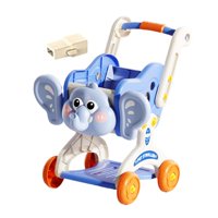 Bothyi - Carrito De Compras De Juguete, Carrito De Compras Creativo Para Niños Pequeños, Carrito De Compras Para Niños, Bebé Azul
