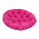 thumbnail image 5 of Cojín de silla papasan silla de huevo de 20 pulgadas cojín de canasta colgante silla colchón de silla de jardín grueso para habitaciones familiares du Rosa roja, 5 of 5