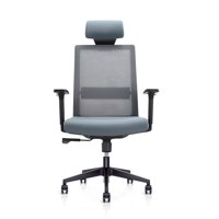 Modernismo - Silla Ejecutiva Premium De Oficina Benessere Gris