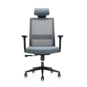 Modernismo - Silla Ejecutiva Premium De Oficina Benessere Gris
