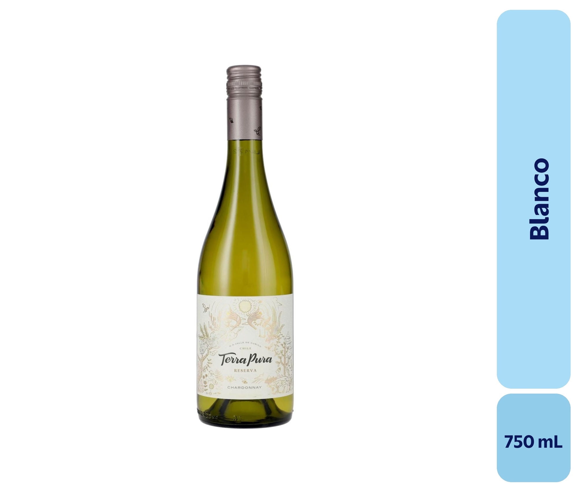 Vino Blanco Botella 750 mL Terrapura