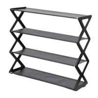 Bothyi - Ratante De Zapatos Para La Estantería De Entrada De La Puerta Delantera Pp Y Estante Liviano No Tejido Negro Negro