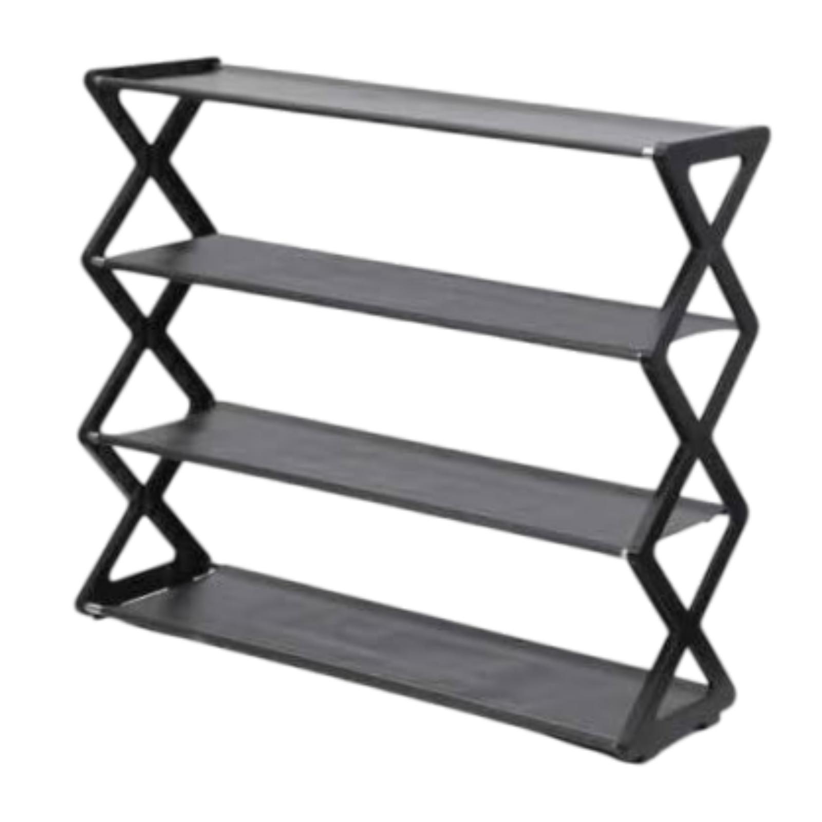 Bothyi - Ratante De Zapatos Para La Estantería De Entrada De La Puerta Delantera Pp Y Estante Liviano No Tejido Negro Negro