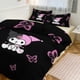 thumbnail image 2 of Kuromi & My Melody Duvet Cover Set 3 Piece Bedding Set Double Sided Printing Decorative Comforter Cover Set, 2 of 5