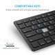 thumbnail image 5 of Teclado Bluetooth OMOTON para iPad de décima generación y más, negro, 5 of 7
